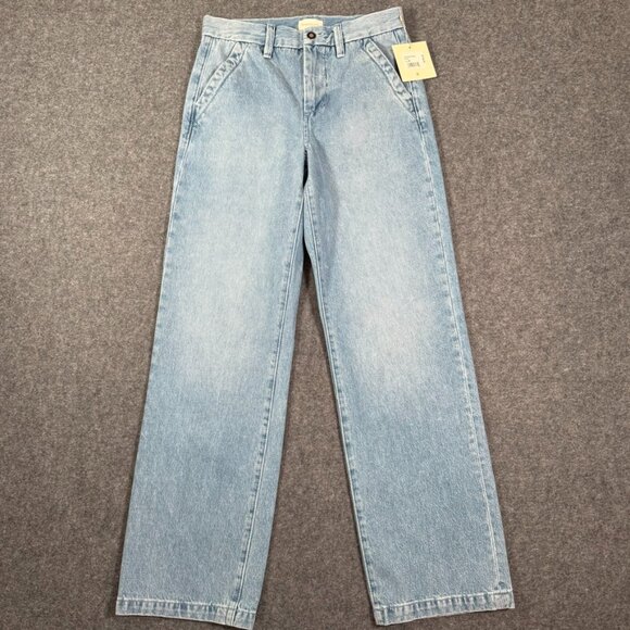 Favorite Daughter Denim - Favorite Daughter Light Blue Wide Leg Jeans